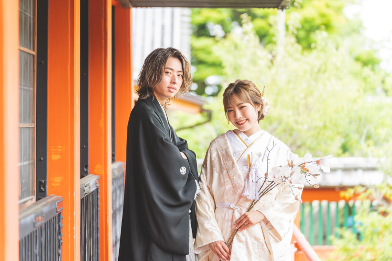 和装ロケーションフォト×洋装スタジオフォト