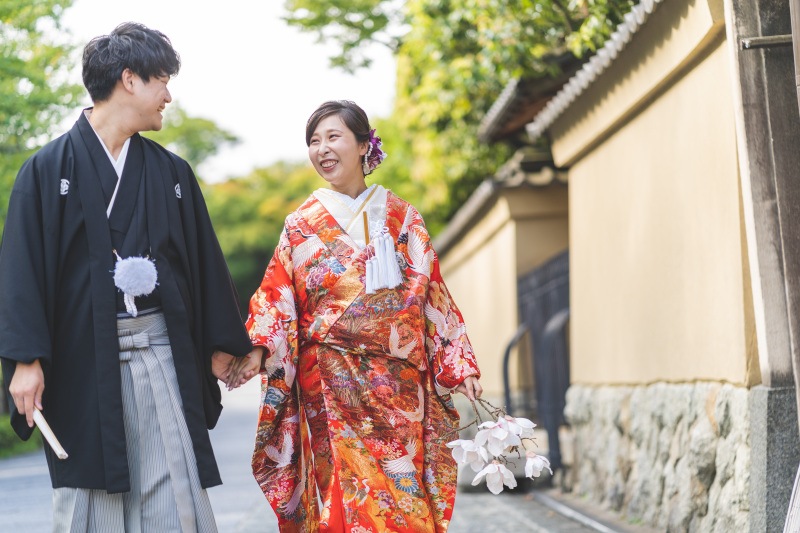 京都の町でロケーションフォト撮影！