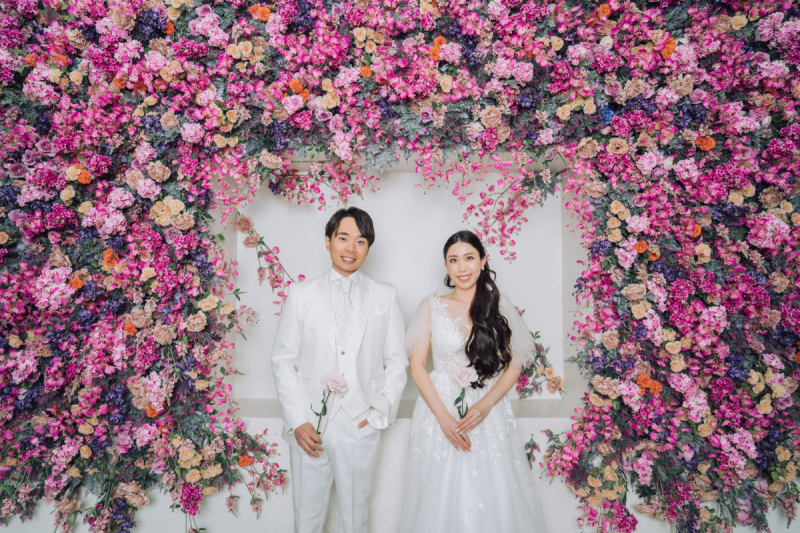 スタジオでは撮影スポットいっぱいの韓国フォト撮影