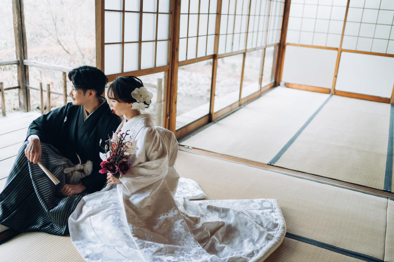 梅宮大社のお茶室にて