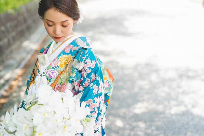 色打掛が映える