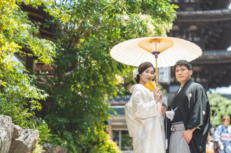 季節感を活かして緑を感じる一枚