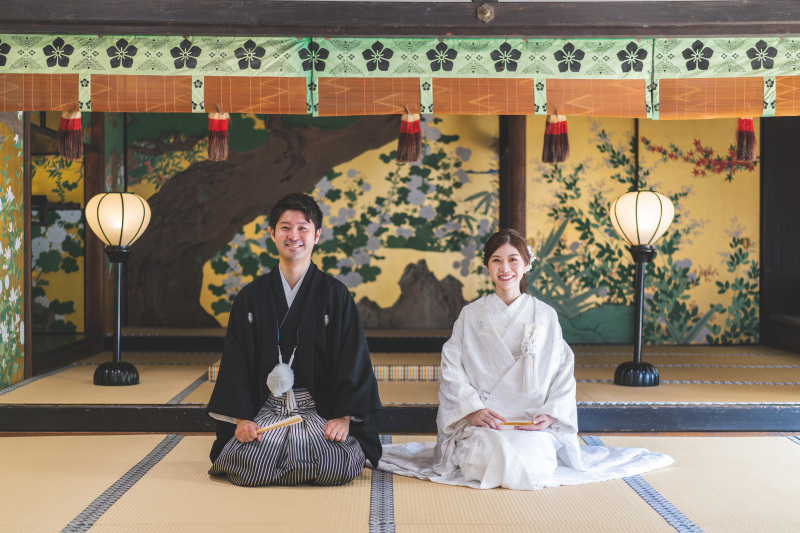 正座ショットで撮影スタート