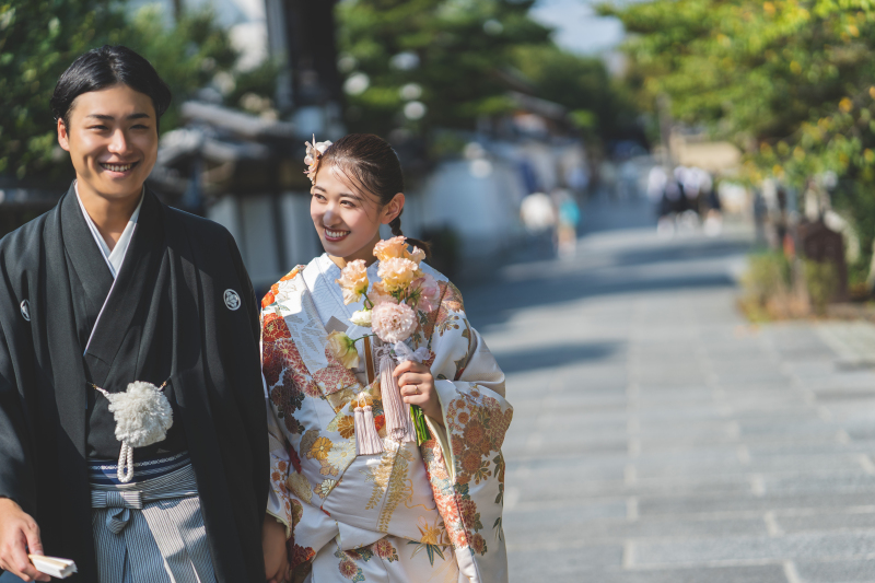 道行く何気ないその姿も綺麗な思い出として