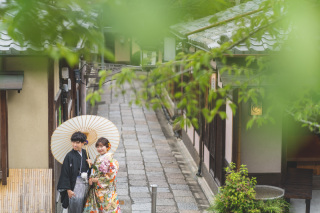 京都八坂ロケーション＆洋装スタジオフォト