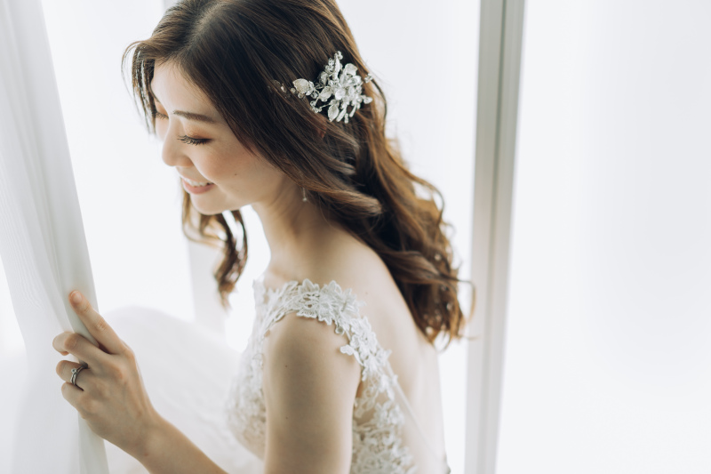 和から洋にチェンジ後の新婦様のソロショット