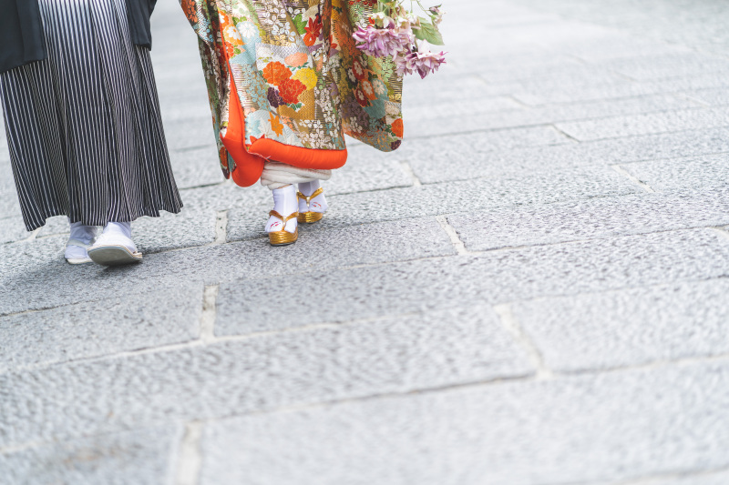 ウエディングフォトで定番?!“足元ショット”
