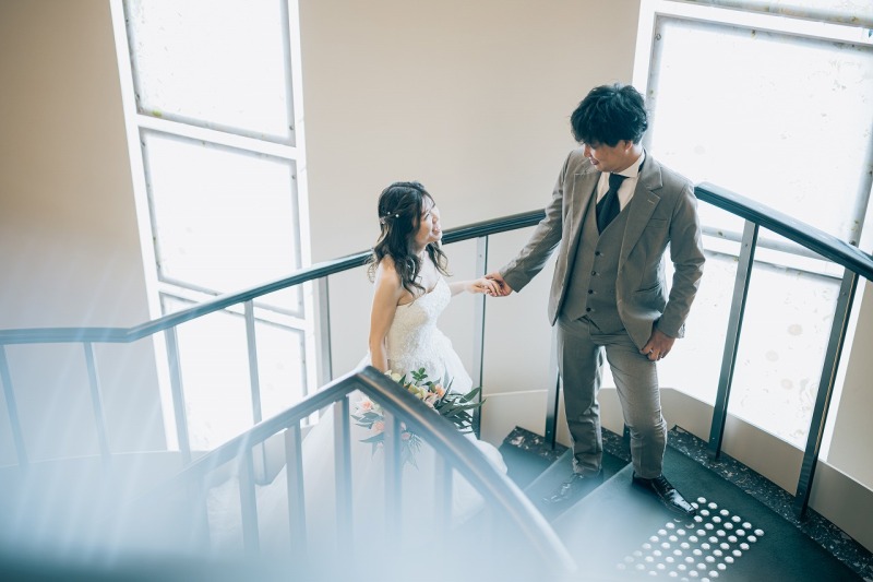 階段にてパシャリ