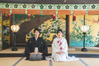 和装ロケーション(智積院)×洋装スタジオ