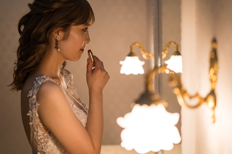 お仕度の様子を記念に