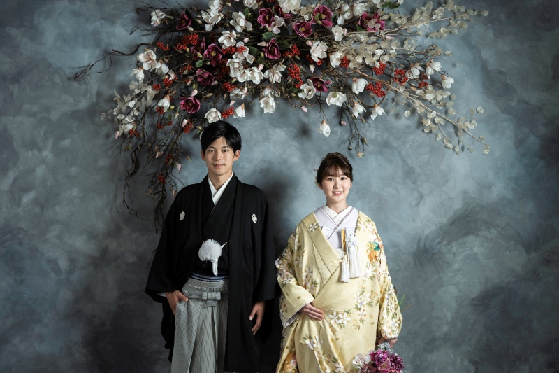 和装洋装スタジオフォト