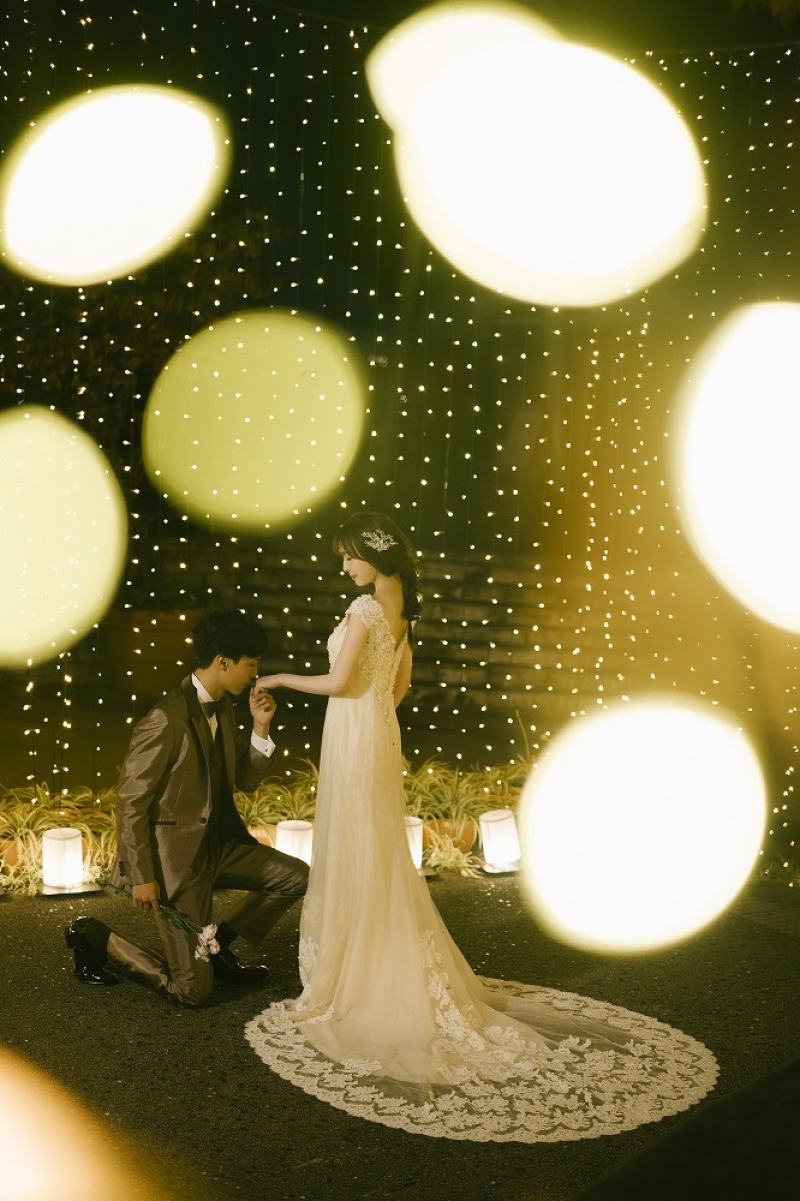 ロマンチックな光に包まれて