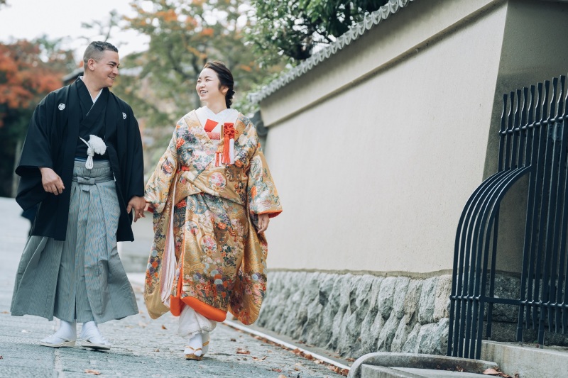 和装が似合う京都の街並みロケーションフォト
