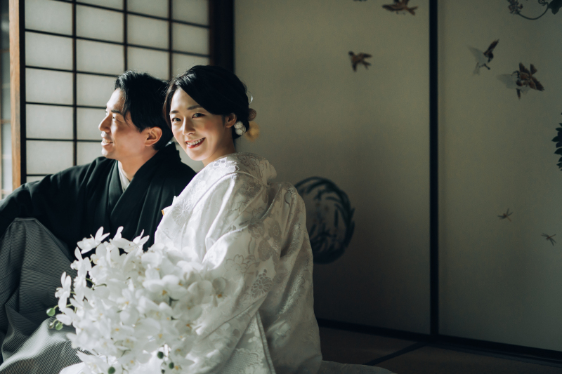 特徴的な襖絵とともに