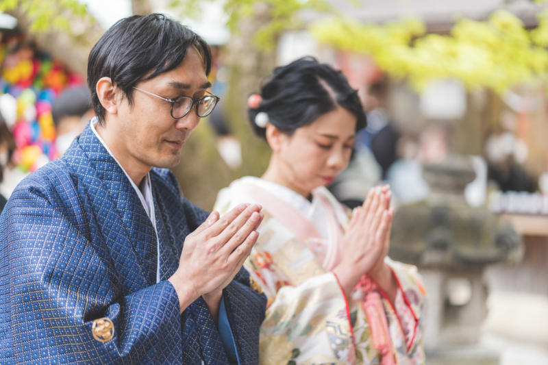 ご参拝の一幕を