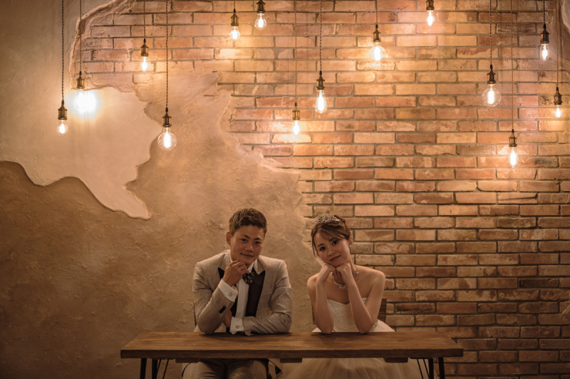 ロマンティックなライトの空間