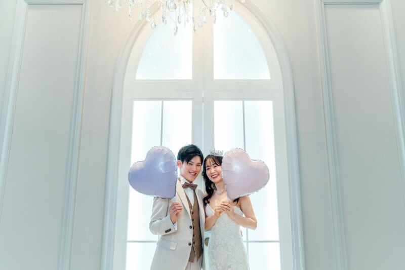 ハートのバルーン