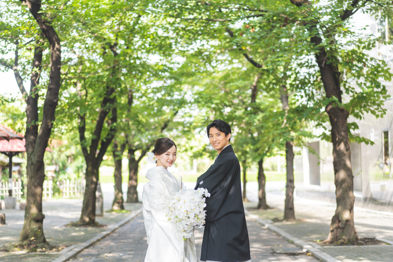 京都のロケーションでは和装にチェンジ