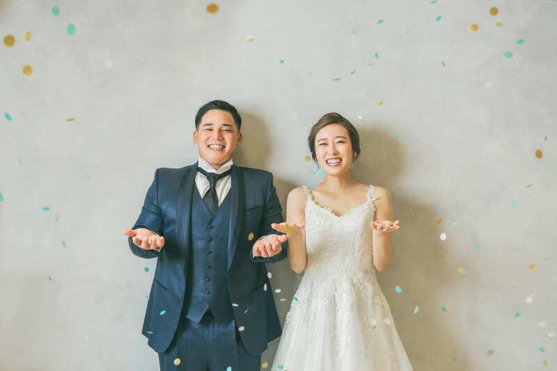 コンフェッティシャワー