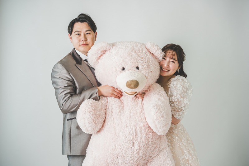 ピンクのくまちゃんと