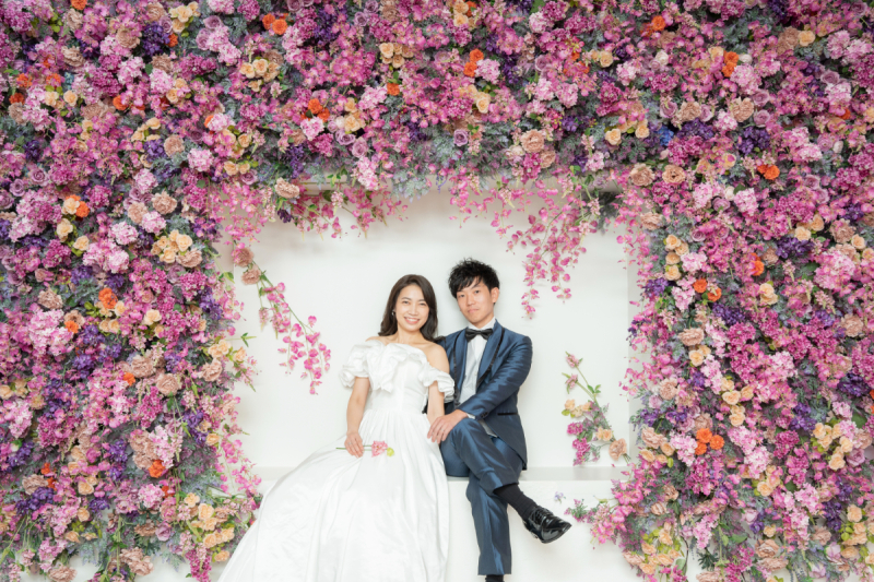 スタジオリシアンで洋装フォトウエディング！