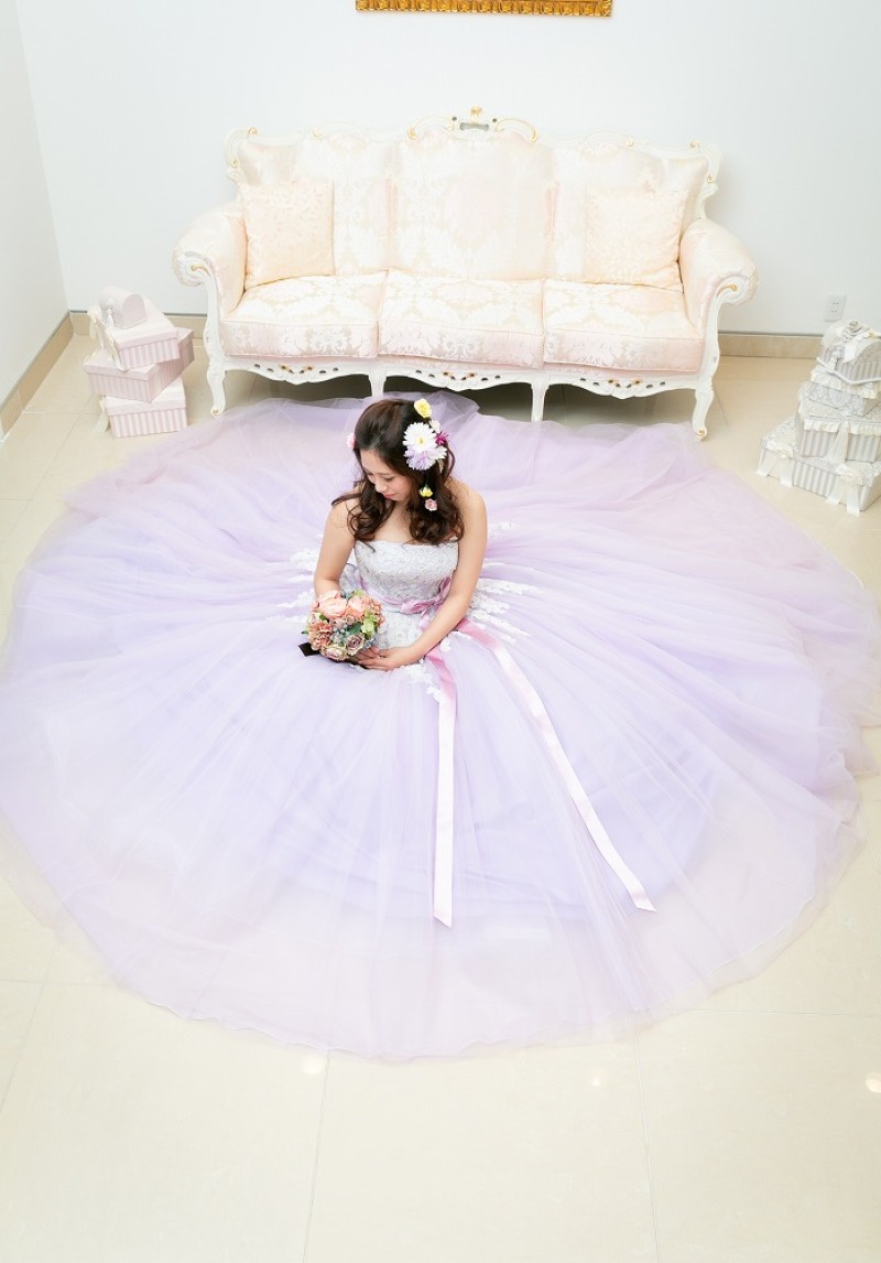 チュールドレス