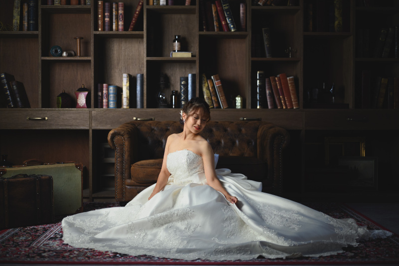 ドレス広がる一枚を