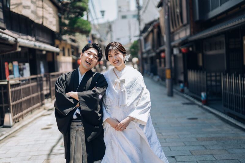 にっこり笑顔で