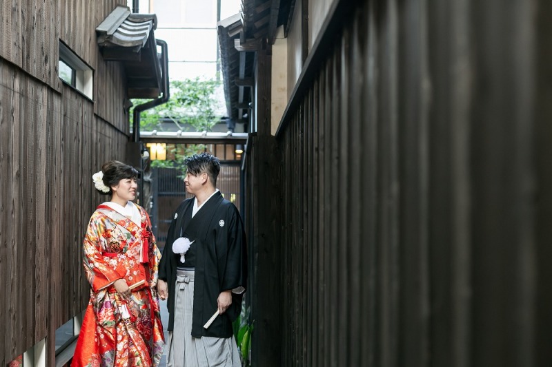 町屋、小道にて