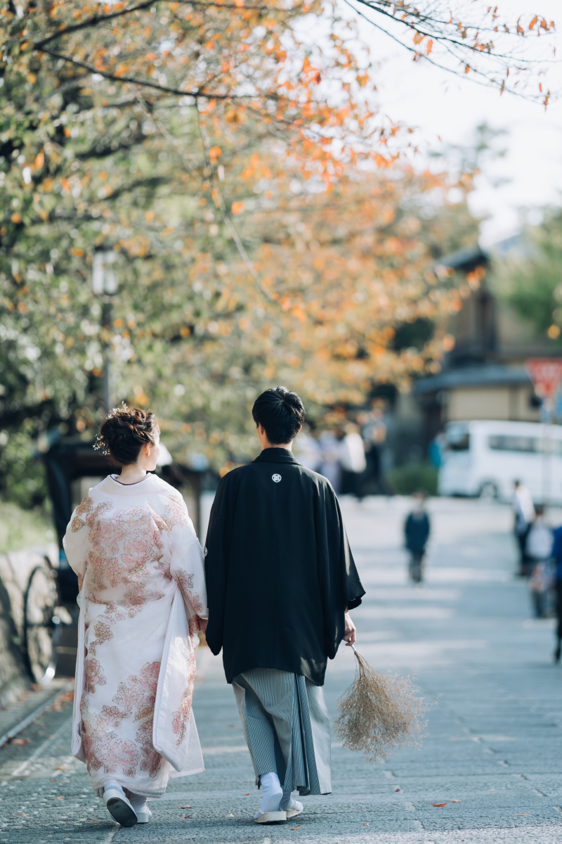 ほんのり色づく紅葉