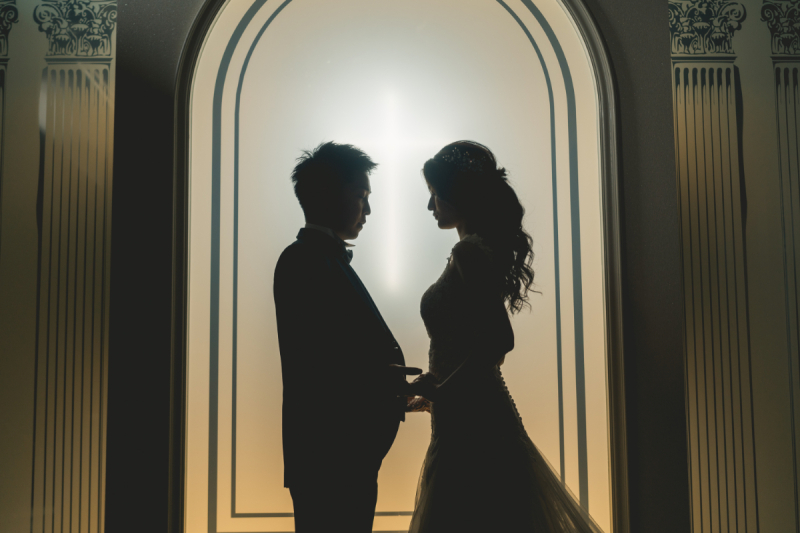 幻想的なシルエットショット