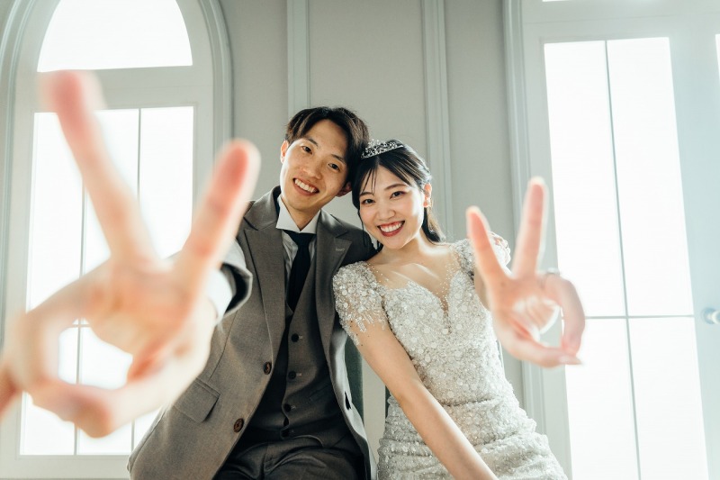 最後はピースで