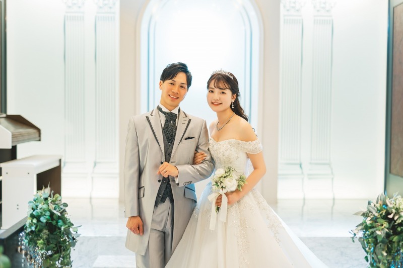 バージンロードを歩いて