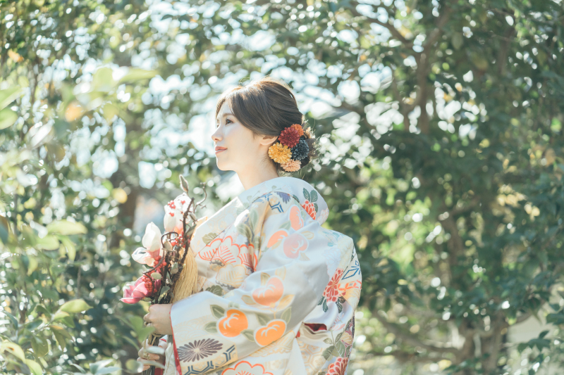 ナチュラルな雰囲気でのソロショット