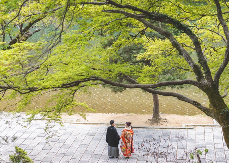 風景に溶け込んで