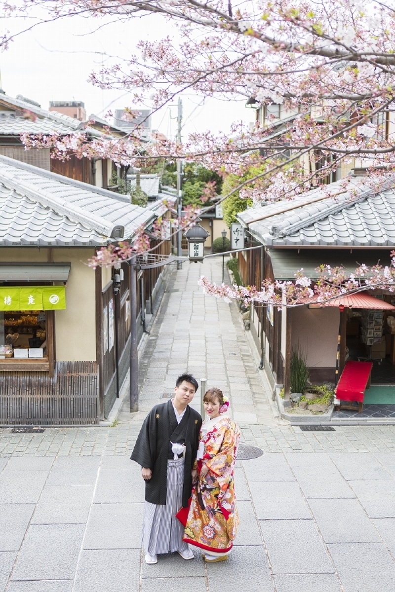 桜フォト八坂