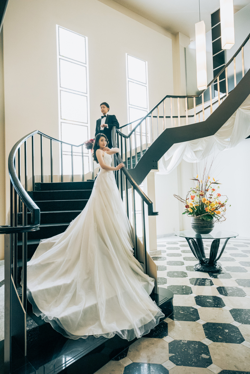 続いては同スタジオでドレス撮影