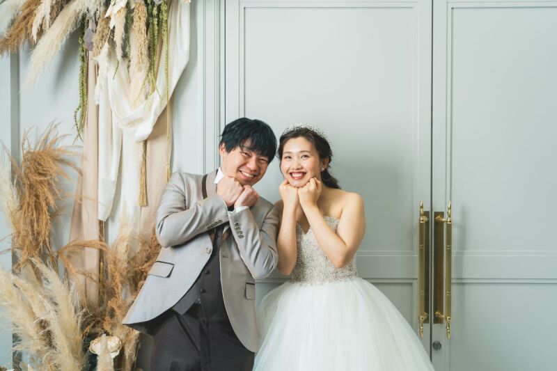 おそろいポーズ