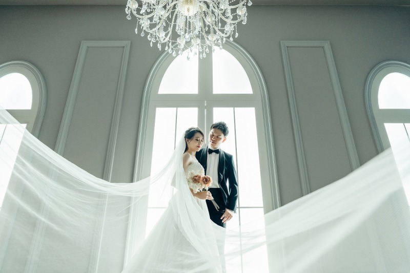 エントランスでの撮影