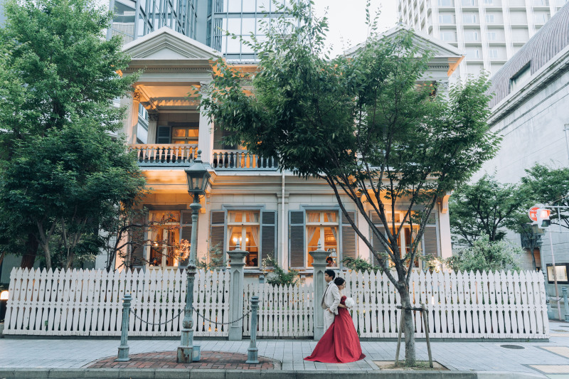 神戸旧居留地にてレトロでオシャレなフォト撮影