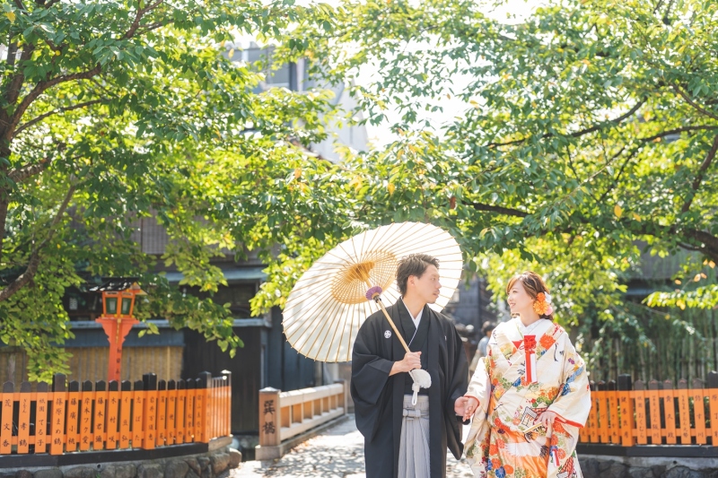 京都らしい雰囲気の中で