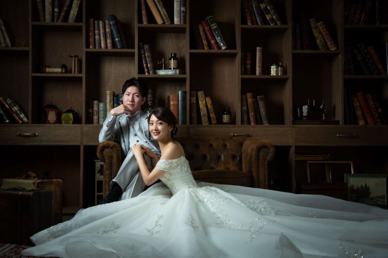 美しいドレスの広がり