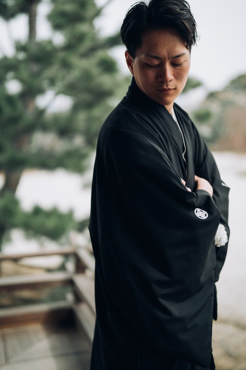 新郎ソロショット