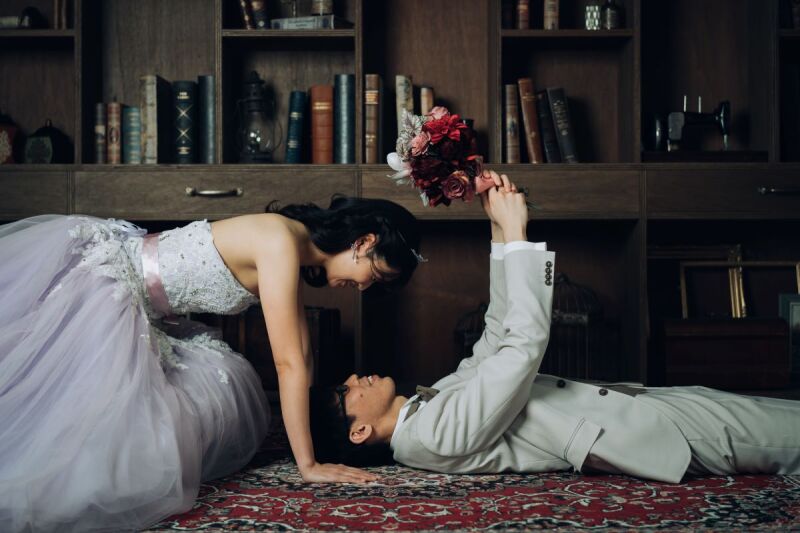 新郎様のお顔を…