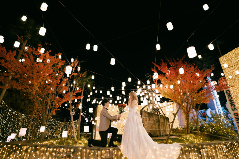 ドラマチックなプロポーズシーンを