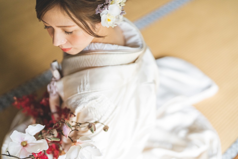 智積院の和室×白無垢