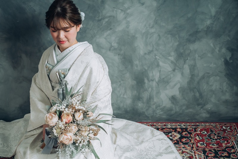 淡いコーディネート