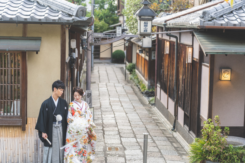 古都の街並みをおふたりだけのものに
