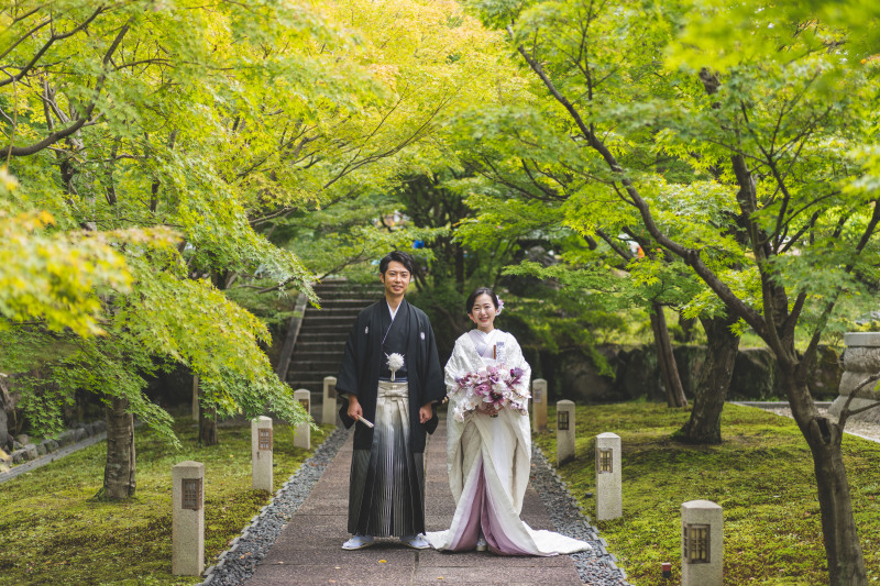 ロケーションならでは、新緑の映える撮影スポット