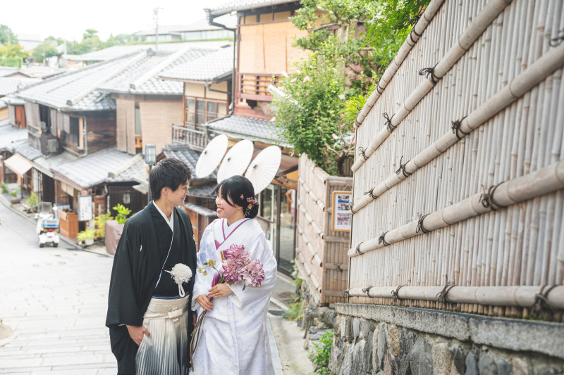 京都の街並みでの一枚を